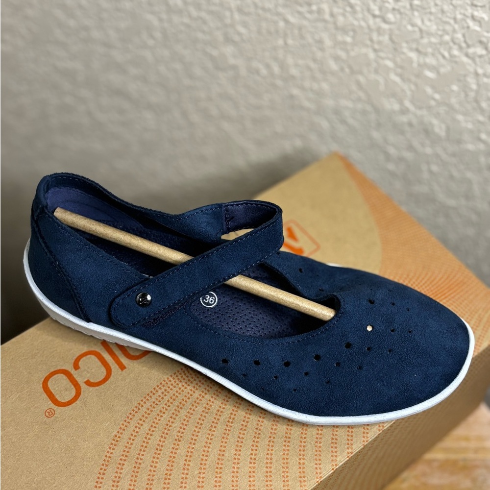 Arcopedico Orthopedic Mary Jane shoes style L51 H93 Liho Blue Size 36EU 5.5/6 US